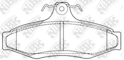 NIBK PN0424 Колодки гальмівні