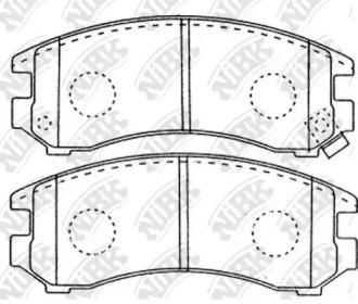 NIBK PN2367 Колодки гальмівні NIBK PN2367 Колодки гальмівні