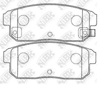 NIBK PN2467 Колодки тормозные NIBK PN2467 Колодки тормозные