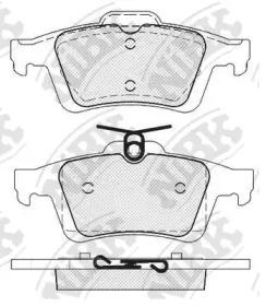 NIBK PN2702 Колодки гальмівні NIBK PN2702 Колодки гальмівні