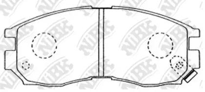 NIBK PN3271 Колодки гальмівні NIBK PN3271 Колодки гальмівні