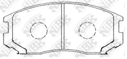 NIBK PN3285 Brake pads