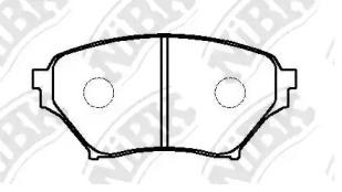 NIBK PN5486 Колодки тормозные NIBK PN5486 Колодки тормозные