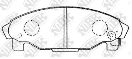 NIBK PN6340 Brake pads