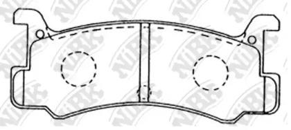 NIBK PN6353 Brake pads NIBK PN6353 Brake pads