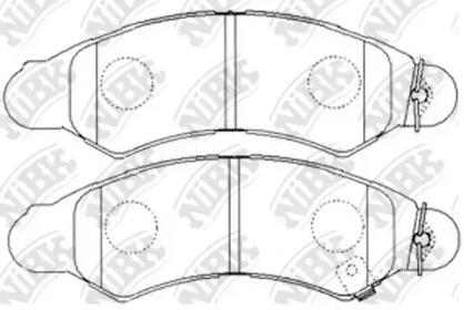 NIBK PN7477 Колодки гальмівні NIBK PN7477 Колодки гальмівні
