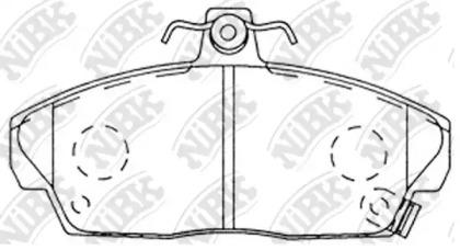 NIBK PN8103 Brake pads NIBK PN8103 Brake pads