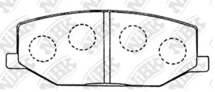 NIBK PN9118 Колодки тормозные NIBK PN9118 Колодки тормозные