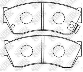 NIBK PN9169 Колодки гальмівні NIBK PN9169 Колодки гальмівні