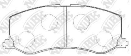 NIBK PN9208 Колодки гальмівні NIBK PN9208 Колодки гальмівні