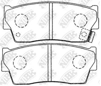NIBK PN9298 Brake pads NIBK PN9298 Brake pads