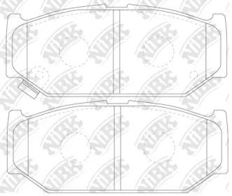 NIBK PN9529 Колодки гальмівні NIBK PN9529 Колодки гальмівні