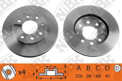 NIBK RN1011 Диск тормозной