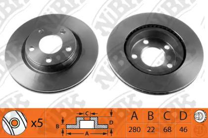NIBK RN1085 Диск гальмівний NIBK RN1085 Диск гальмівний
