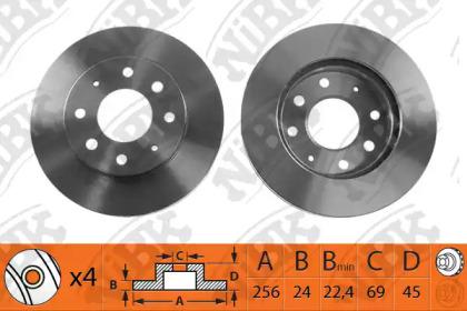 NIBK RN1106 Brake disc NIBK RN1106 Brake disc