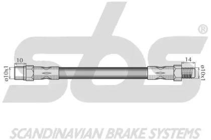 S.B.S. 1330854798 Шланг гальмівний S.B.S. 1330854798 Шланг гальмівний