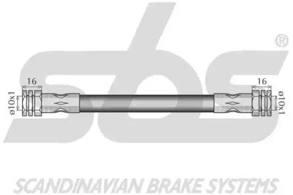 S.B.S. 1330859303 Hose assy brake