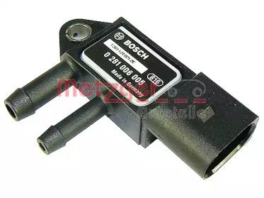 Metzger 0906155 Sensor exhaust gas pressure