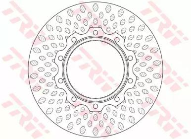 TRW DF5019S Brake disc