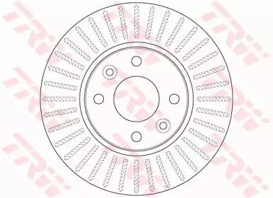 TRW DF6186 Диск тормозной