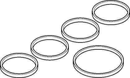 Elring 207.210 Gasket graphite Elring 207.210 Gasket graphite
