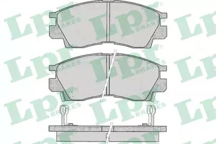 LPR 05P042 Колодки гальмівні LPR 05P042 Колодки гальмівні