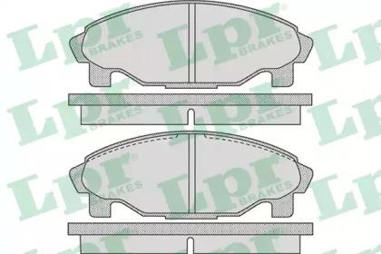 LPR 05P1081 Колодки гальмівні