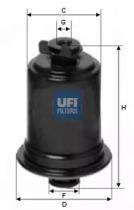 UFI 31.645.00 Fuel filter UFI 31.645.00 Fuel filter