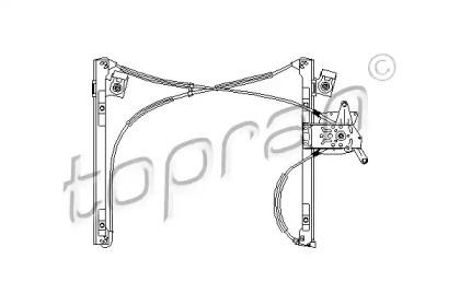 Topran 113 418 Regulator assy door window