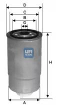 UFI 24.H2O.01 Fuel filter UFI 24.H2O.01 Fuel filter