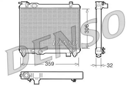 Denso DRM09082 Радіатор Denso DRM09082 Радіатор