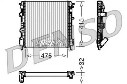 Denso DRM23014 Радіатор
