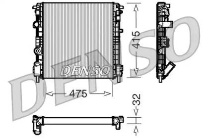 Denso DRM23015 Радіатор