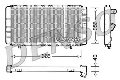 Denso DRM23021 Радіатор