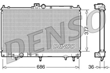 Denso DRM45026 Радіатор Denso DRM45026 Радіатор