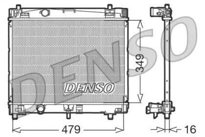 Denso DRM50003 Радіатор Denso DRM50003 Радіатор