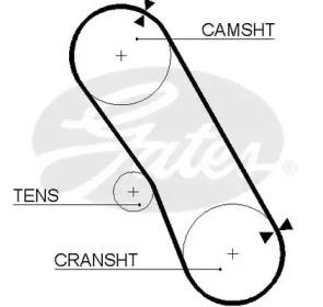 Gates 5061 Belt timing Gates 5061 Belt timing