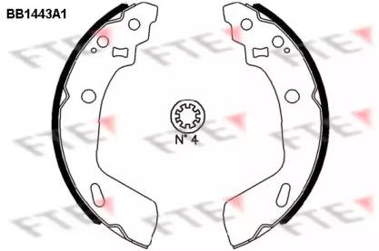 FTE BB1443A1 Колодки гальмівні FTE BB1443A1 Колодки гальмівні