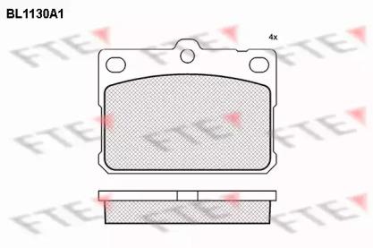 FTE BL1130A1 Brake pads FTE BL1130A1 Brake pads