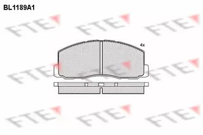 FTE BL1189A1 Колодки тормозные FTE BL1189A1 Колодки тормозные
