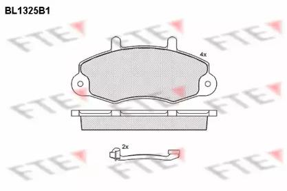 FTE BL1325B1 Brake pads