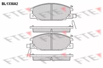 FTE BL1338A2 Brake pads FTE BL1338A2 Brake pads