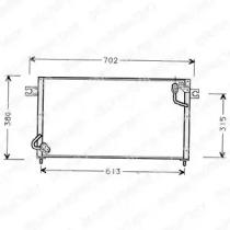 Delphi TSP0225435 Випаровувач кондиціонера Delphi TSP0225435 Випаровувач кондиціонера