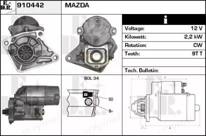 EDR 910442 Стартер EDR 910442 Стартер