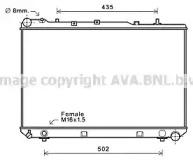 Prasco DW2102 Радіатор охолодження двигуна Prasco DW2102 Радіатор охолодження двигуна