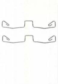 Triscan 8105291602 Spring set disc brake