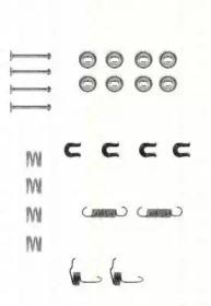 Triscan 8105422523 Spring set disc brake Triscan 8105422523 Spring set disc brake