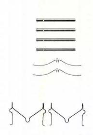 Triscan 8105501568 Монтажний комплект гальмівних колодок Triscan 8105501568 Монтажний комплект гальмівних колодок