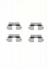 Triscan 8105691617 Монтажний комплект гальмівних колодок