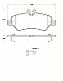 Triscan 811010558 Brake pads